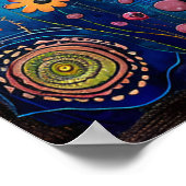 OISEAU ET POSTER FLORAL (Coin)