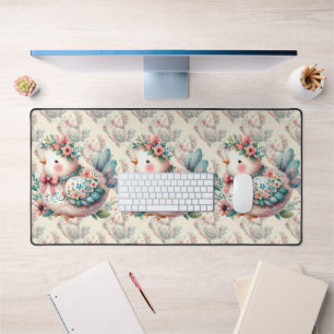 Oiseau folklorique floral au charme bohème pastel
