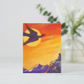 Oiseau hors du temps et de l'espace Cartes postale (Debout devant)