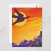 Oiseau hors du temps et de l'espace Cartes postale (Devant / Derrière)