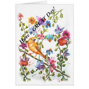 OISEAU JAUNE D'EMPREINTES DE PATTES