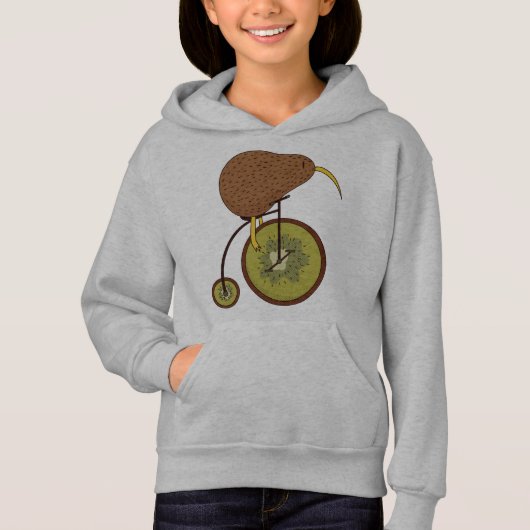 Oiseau Kiwi Cool sur Design de Fruit de Kiwi (Devant)