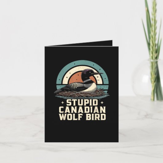 Oiseau loup canadien stupide (Devant)