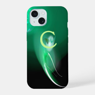 OISEAU LUMINEUX / MONOGRAMME ABSTRAIT NOIR ET VERT
