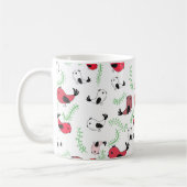 Oiseau motif tasse, mignonne tasse d'oiseau (Gauche)