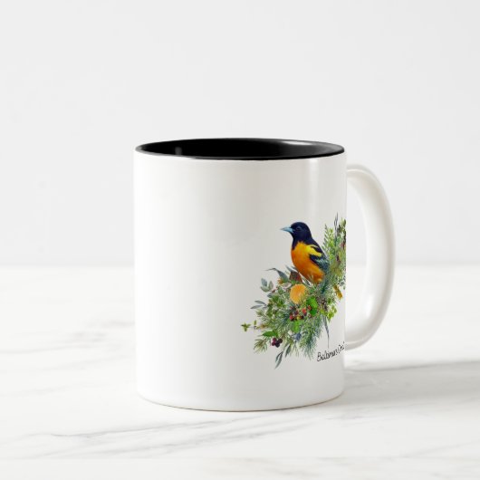 Oiseau Mug Baltimore Oriole (Devant droit)