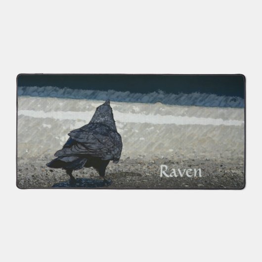 Oiseau noir urbain gris gothique noir (Recto)