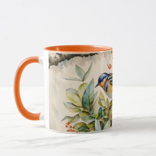 Oiseau Oiseau Oiseau Art Mug Cup (Gauche)