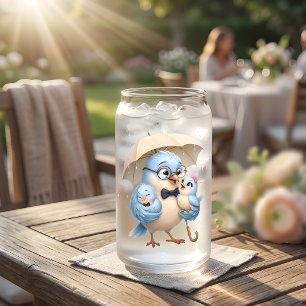 Oiseau Papa Peut Verre Cadeau de Fête des Pères
