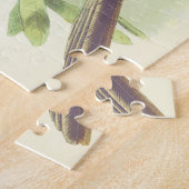 Oiseau perché sur un puzzle de branche d'arbre (Côté)