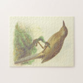 Oiseau perché sur une branche, Puzzle à l'air Vint (Horizontal)