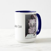 Oiseau précoce Grosse Mug Combo (Devant droit)