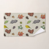 Oiseau rouge moderne | Serviette (Serviette à main)