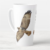 Oiseau sauvage de la Buse à queue rousse Mug (Angle gauche)