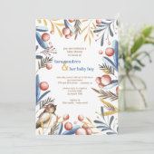 Oiseau sur invitation d'une succursale (Debout devant)