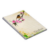 Oiseau sur un Carnet à branches (Côté Droit)