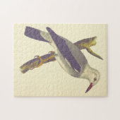 Oiseau sur une branche d'arbre, Puzzle à look Vint (Horizontal)