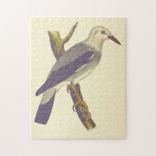 Oiseau sur une branche d'arbre, Puzzle à look Vint