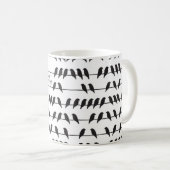 oiseau sur une tasse de fil (Devant droit)