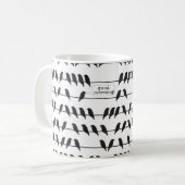 oiseau sur une tasse de fil (Devant gauche)