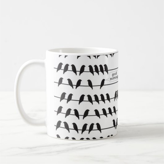 oiseau sur une tasse de fil (Gauche)