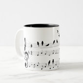 Oiseau sur une tasse de score (Devant gauche)