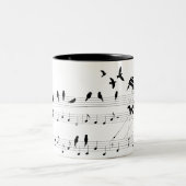 Oiseau sur une tasse de score (Centre)