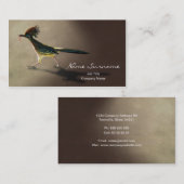 Oiseau tôt, modèle de carte de visite (Devant / Derrière)