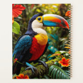 Oiseau Toucan coloré (Dos)