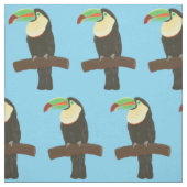 Oiseau Toucan coloré sur tissu de branche (Échantillon)