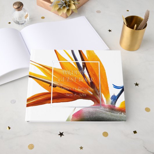 Oiseau tropical du Paradis Plante Mariage floral (Recto ouvert)