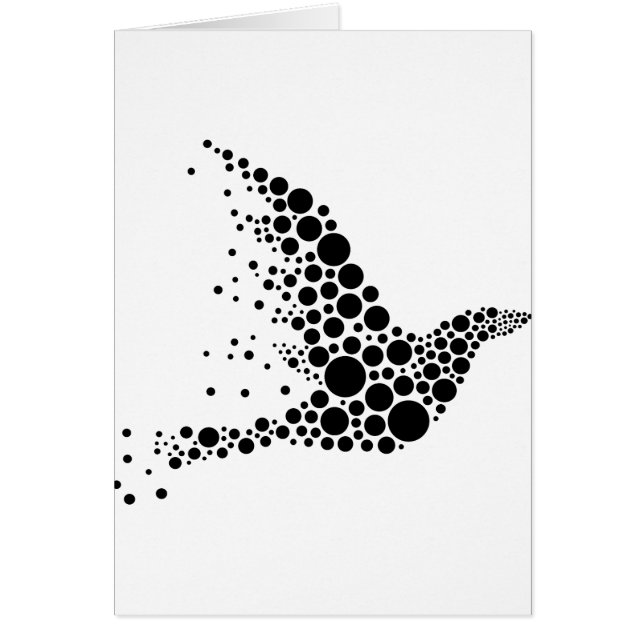 Oiseau volant noir (Devant)