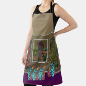 Oiseaux à la galerie Tout-en-plan Imprimer Tablier (Insitu)