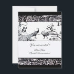 OISEAUX AMOUREUX DE MARIAGE, CARTES D'INVITATION F<br><div class="desc">Conception élégante et classique Art Nouveau, élaboration graphique numérique par Bulgan Lumini. Facile à personnaliser avec votre propre texte en tant que carte d'annonce / cartes de placement / cartes de sauvegarde de date / cartes de remerciement /, douches de mariée, anniversaires, fêtes, douches de fiançailles, ou presque n'importe quel...</div>