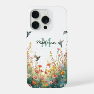 Oiseaux aquarelle de printemps Monogramme floral F