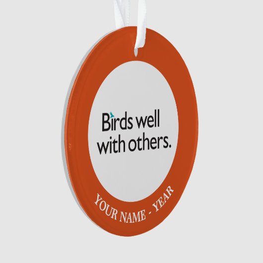 Oiseaux bien avec d'autres (devant)