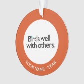 Oiseaux bien avec d'autres (devant)