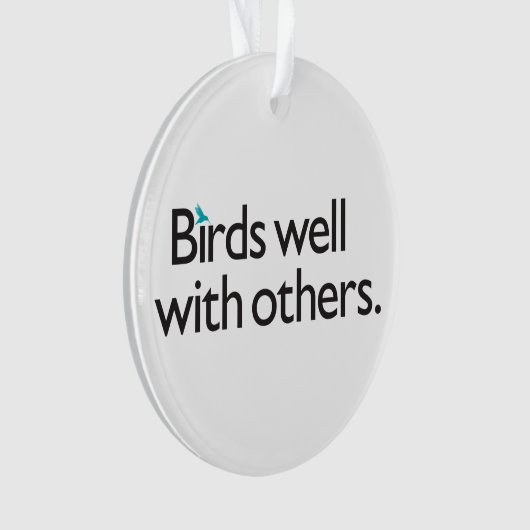 Oiseaux bien avec d'autres (devant)