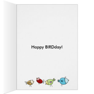 Oiseaux blancs colorés - Personnalisable