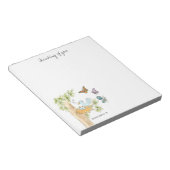 Oiseaux bleus dans un carnet de notes d'arbre (Incliné)