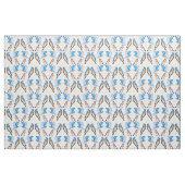 Oiseaux bleus de tissu de bonheur (Fat Quarter)