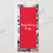 Oiseaux cardinaux rouges perchés sur une carte de  (Dos)