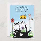 Oiseaux chats jardin merci (Devant)