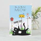 Oiseaux chats jardin merci (Debout devant)