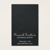 Oiseaux Collier à oreilles florales Bijoux Carte d (Dos)