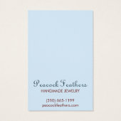 Oiseaux Collier à oreilles florales Bijoux Carte d (Dos)