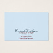 Oiseaux Collier à oreilles florales Bijoux Carte d (Dos)