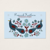 Oiseaux Collier à oreilles florales Bijoux Carte d (Devant)