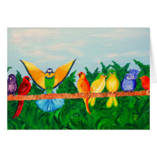 Oiseaux colorés