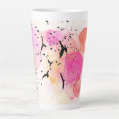 Oiseaux colorés Abstraits motif mug (Devant)